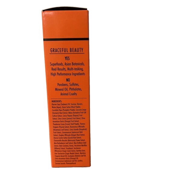 Yensa Pumpkin Turmeric 2 In 1 Radiance Polishing Mask Full Size 2.5 oz/ 70ml NEW - Picture 4 of 6